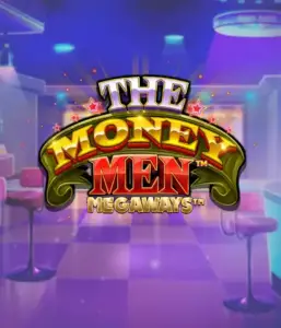 Dive into the exciting world of The Money Men Megaways game by Pragmatic Play, highlighting a striking logo with glittering stars set against a lavish casino backdrop. This image captures the glamour and excitement of casino gaming with its striking ambiance and design. Great for casino enthusiasts craving high-energy gaming. 