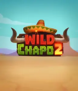 Embark on the lively Mexican desert with Wild Chapo 2 slot by Relax Gaming, showcasing a whimsical bull wearing a sombrero against a serene desert backdrop. This graphic portrays the charm and humor of the game, perfect for those who love culturally inspired slots, providing a entertaining gaming experience.